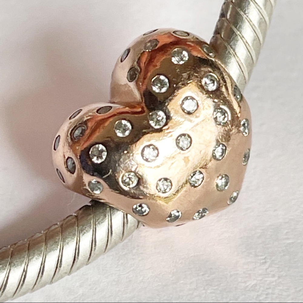 PANDORA Sparkle of Love Rose Charm - Picture 8 of 8